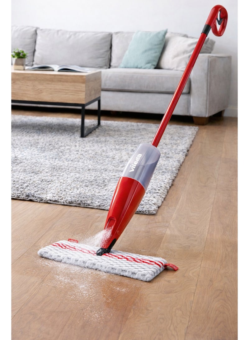 Vileda 1.2 Spray Mop with Built-in Sprayer, Reusable Microfiber Pads (2 Pieces), Bucket-Free, Suitable for All Floor Types - Image 2